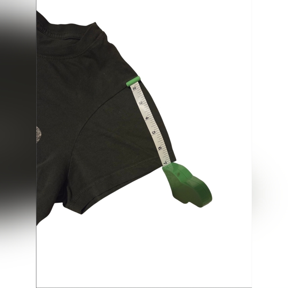 Rolling Stones Dark Olive Cropped Concert Tee L - Picture 6 of 7
